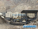 Portable crawler crushing & screening plant 